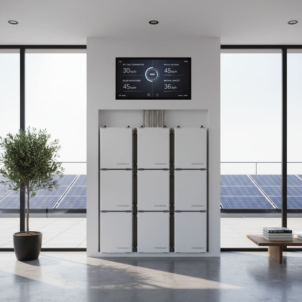 How many solar batteries are needed to power a house 1