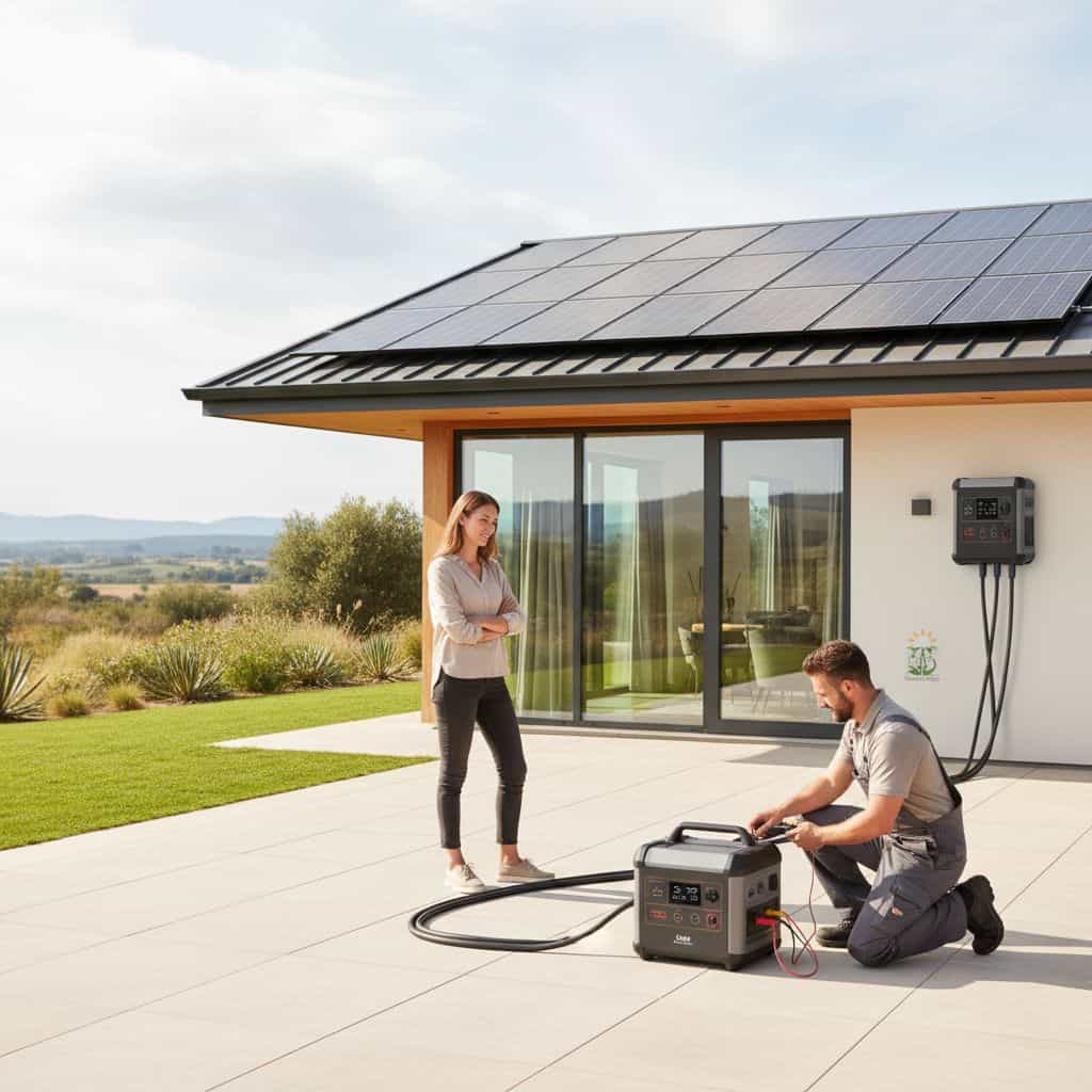 Can you hook up a solar generator to your house 1