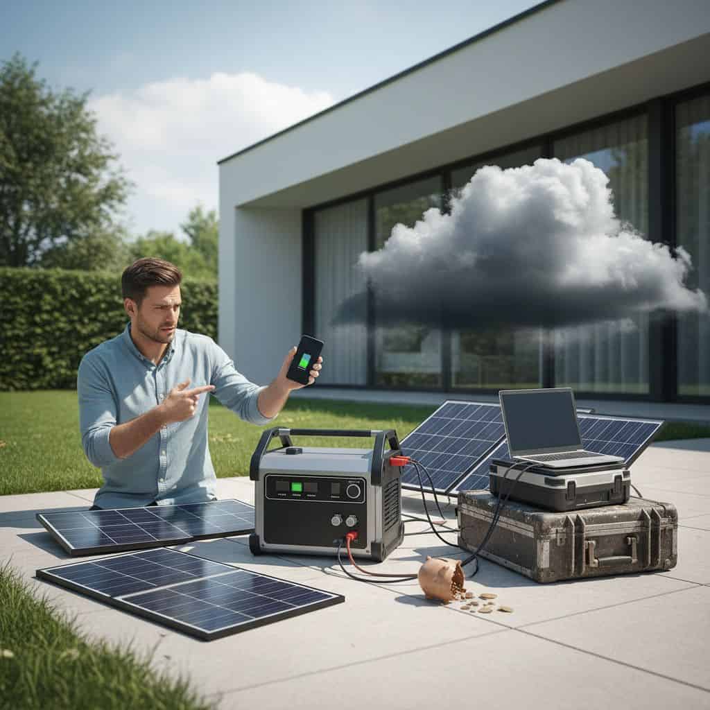 What are the disadvantages of a solar generator 9