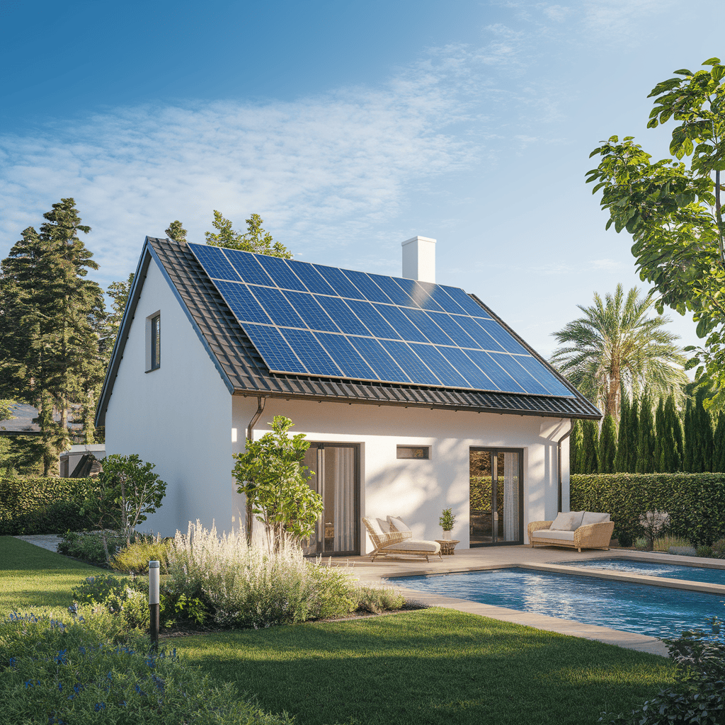 What happens to solar power when batteries are full