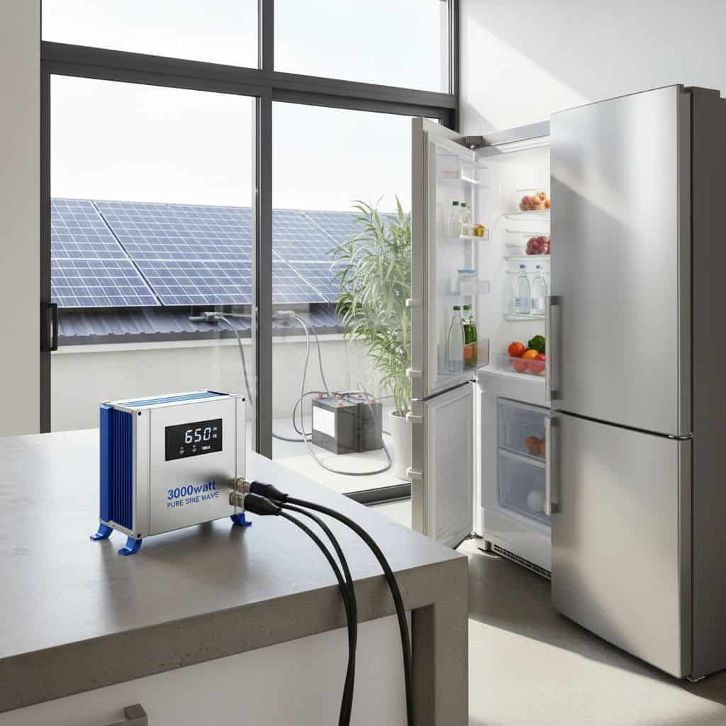 Will a 3000 watt inverter run a refrigerator 1