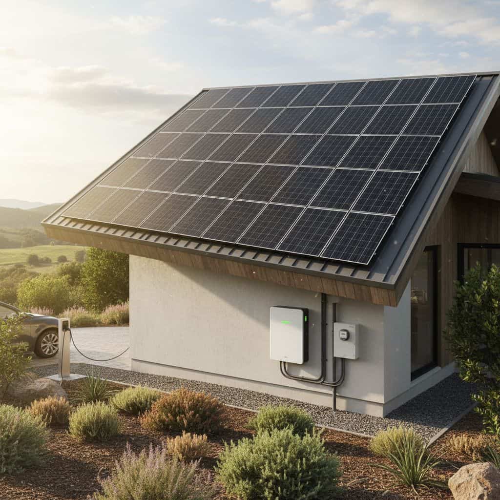 Can 1 solar panels power a whole house 1