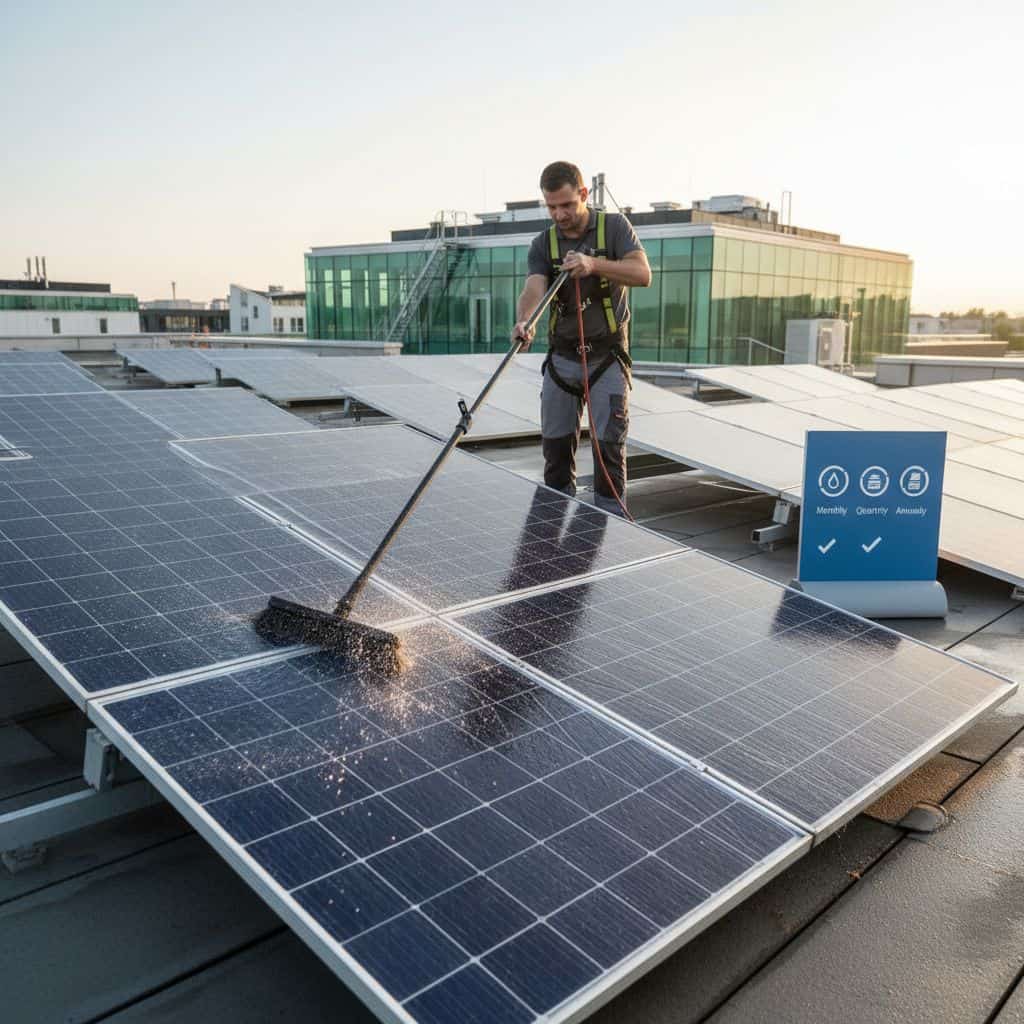 How often do solar panels need to be cleaned 1