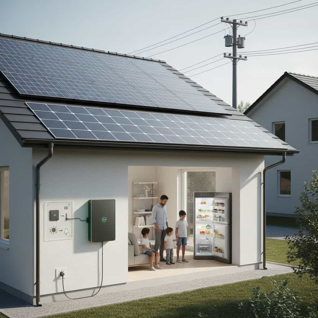 What happens to solar power during power outage 1
