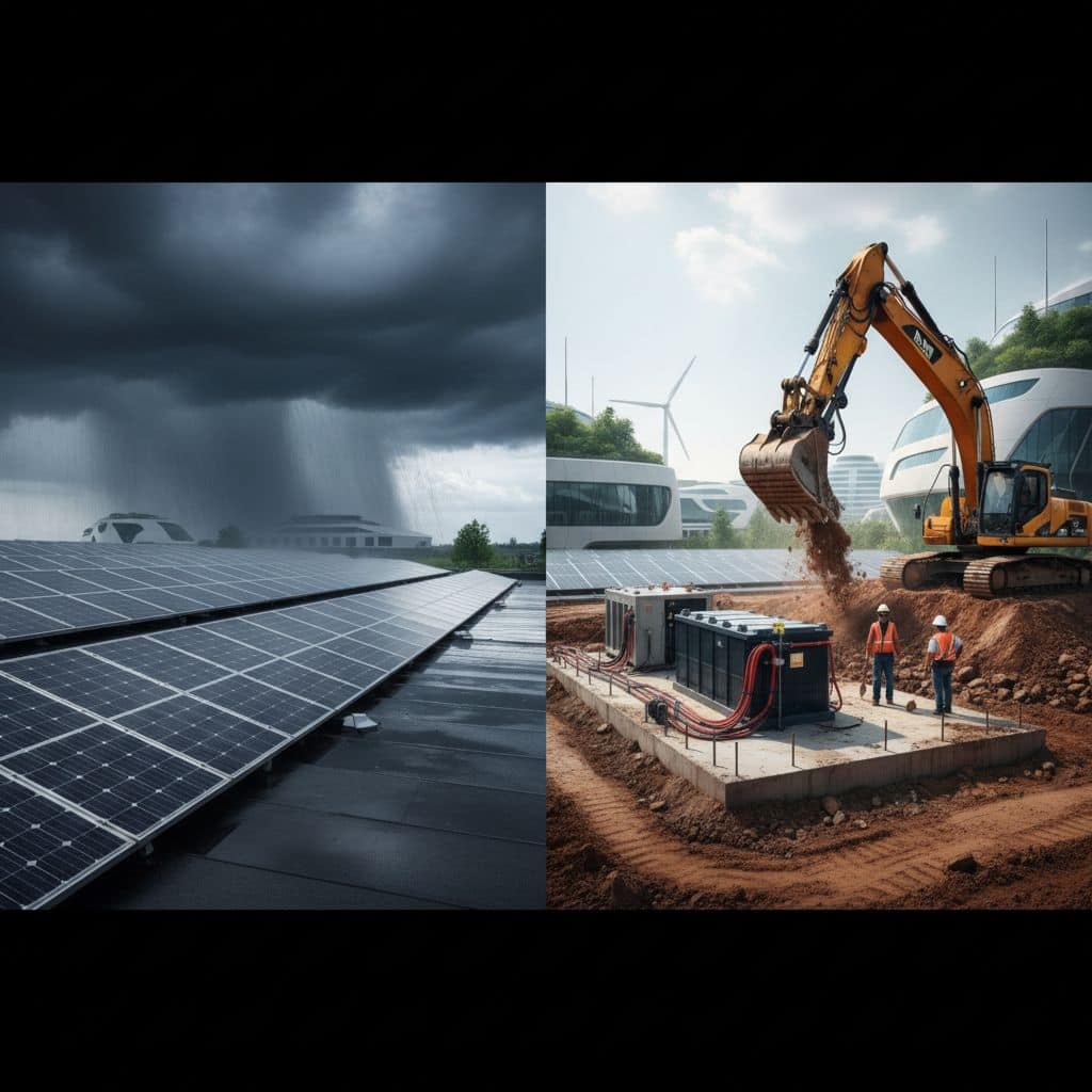 What are two negatives of solar power 1