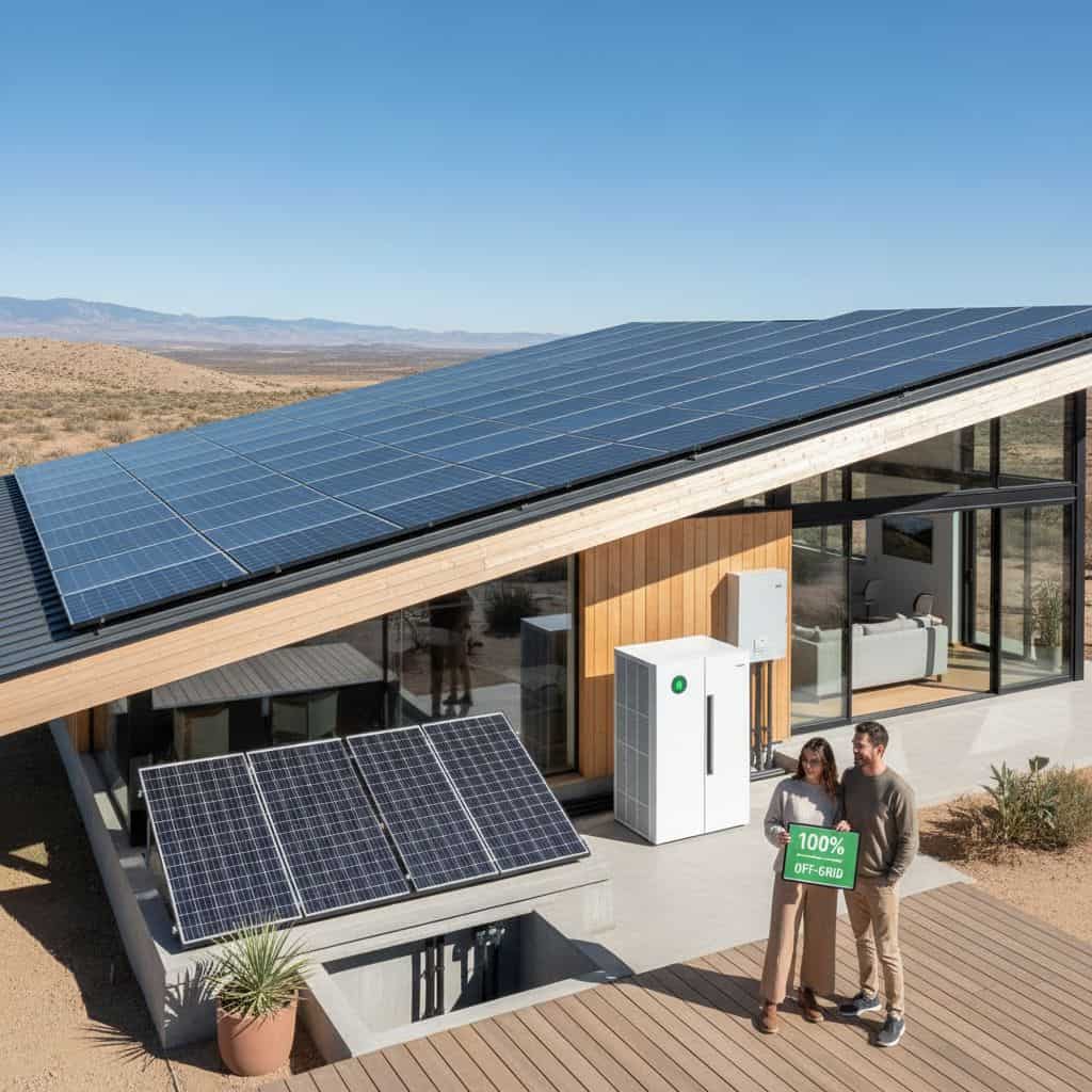 How many solar panels to run a house off grid 1
