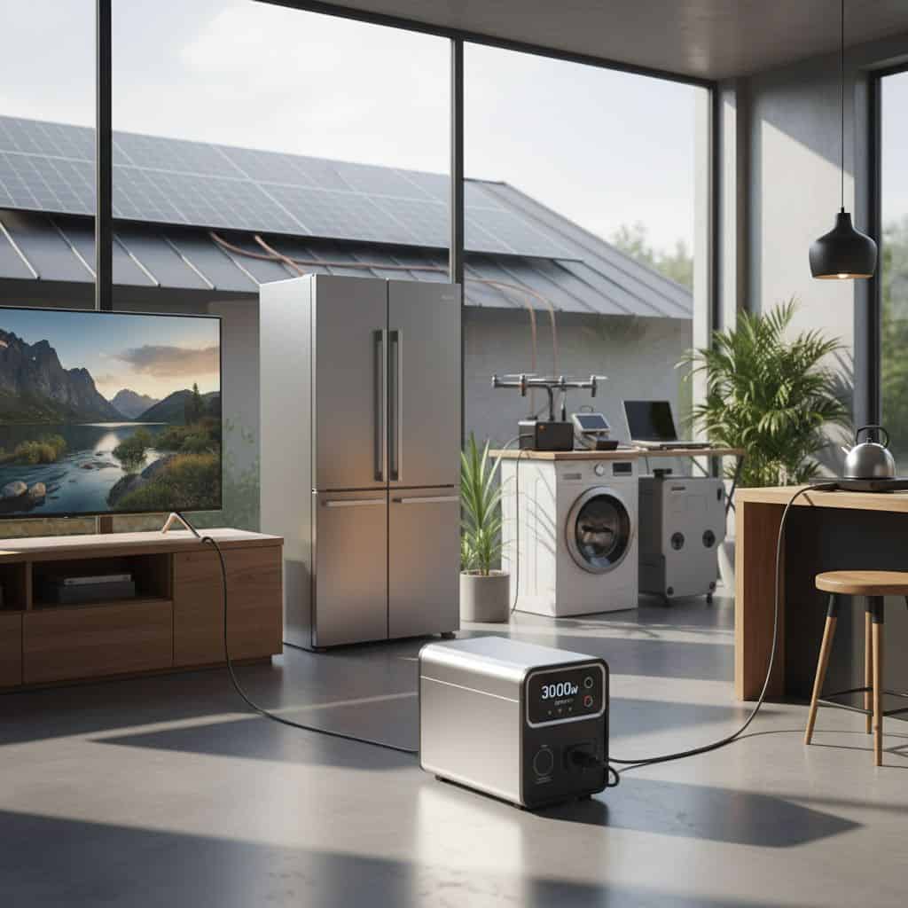 What can a 3000 watt solar generator run 1