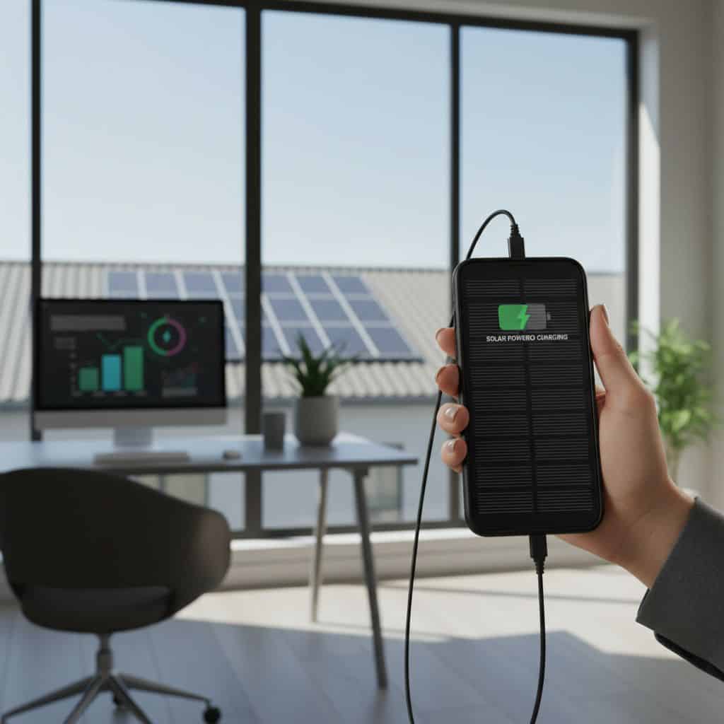 Can I charge my phone with solar battery 1