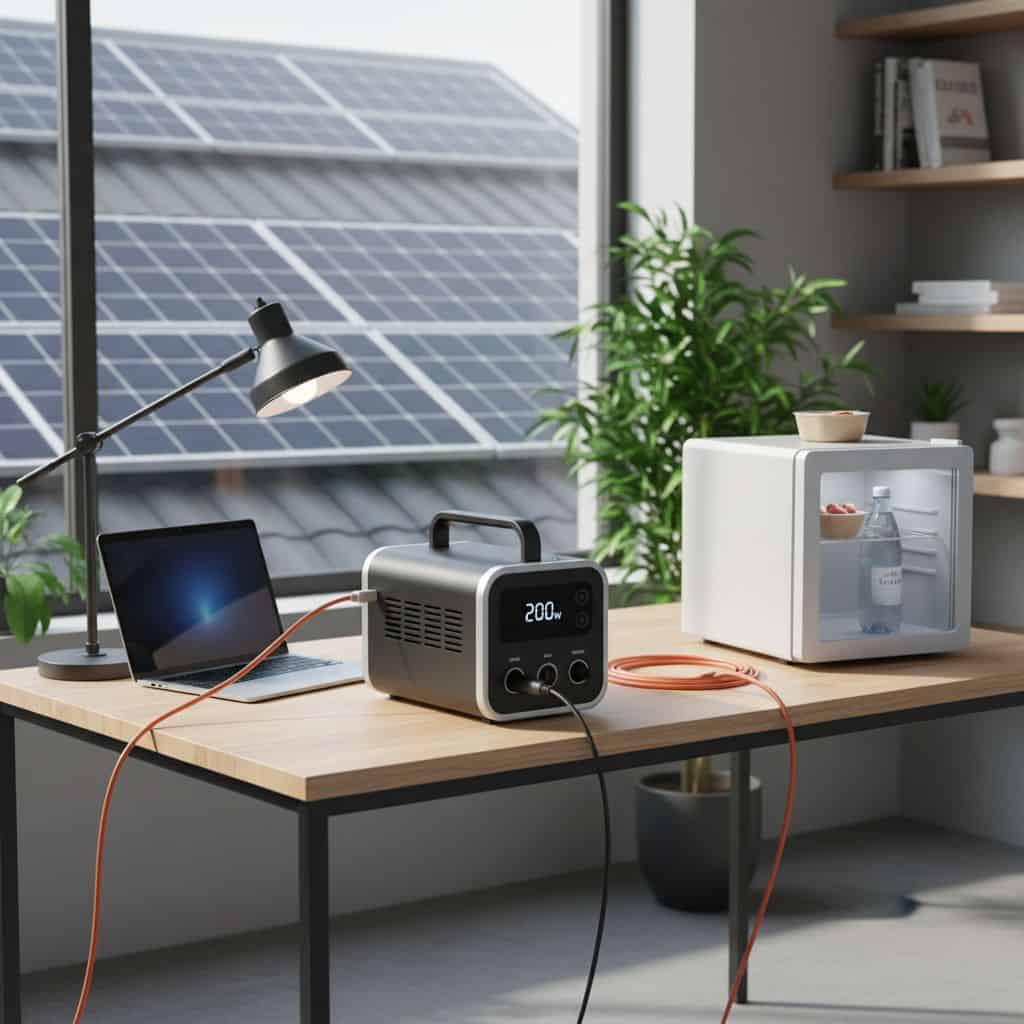 What can a 200W solar generator run 1