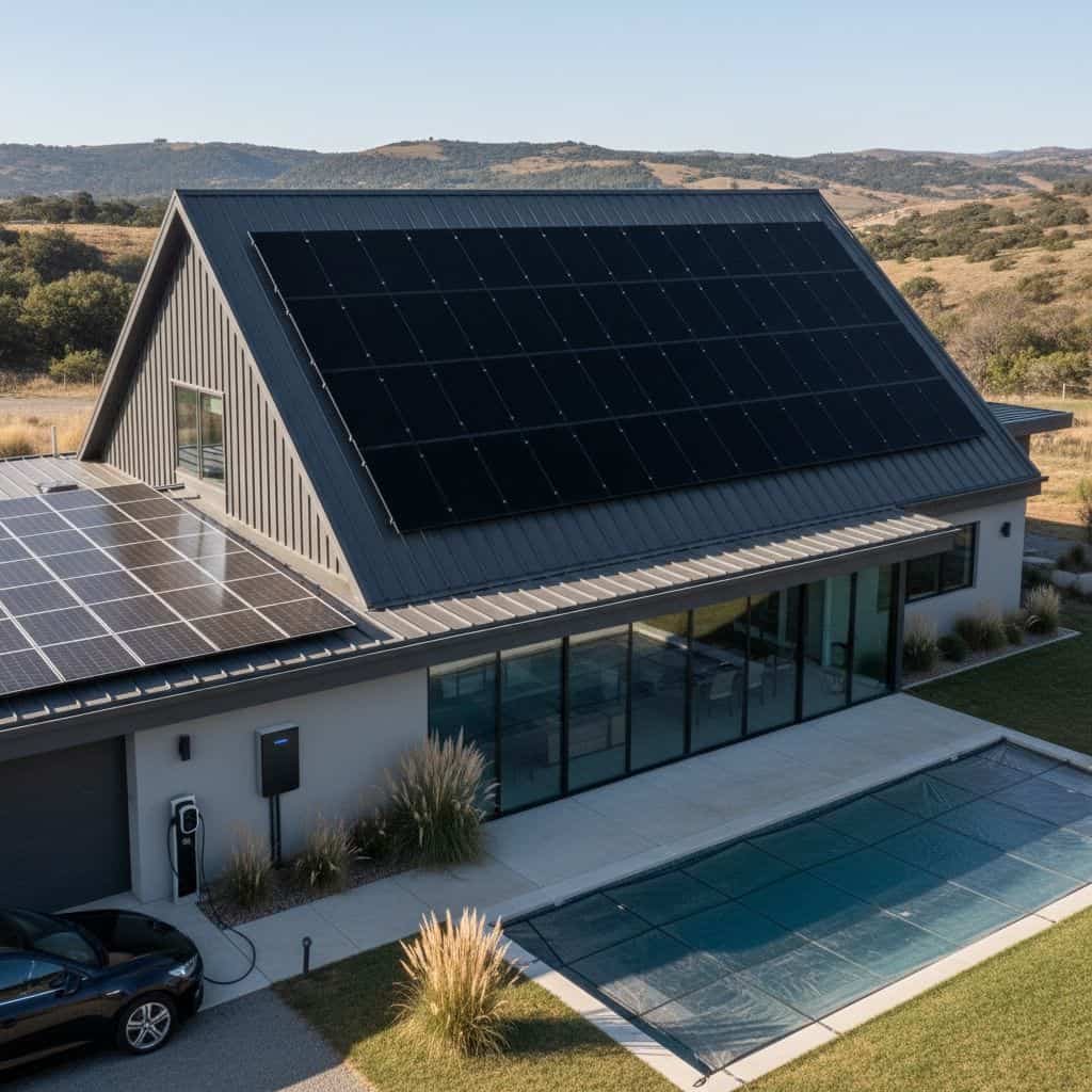 How much solar does it take to fully power a house 1