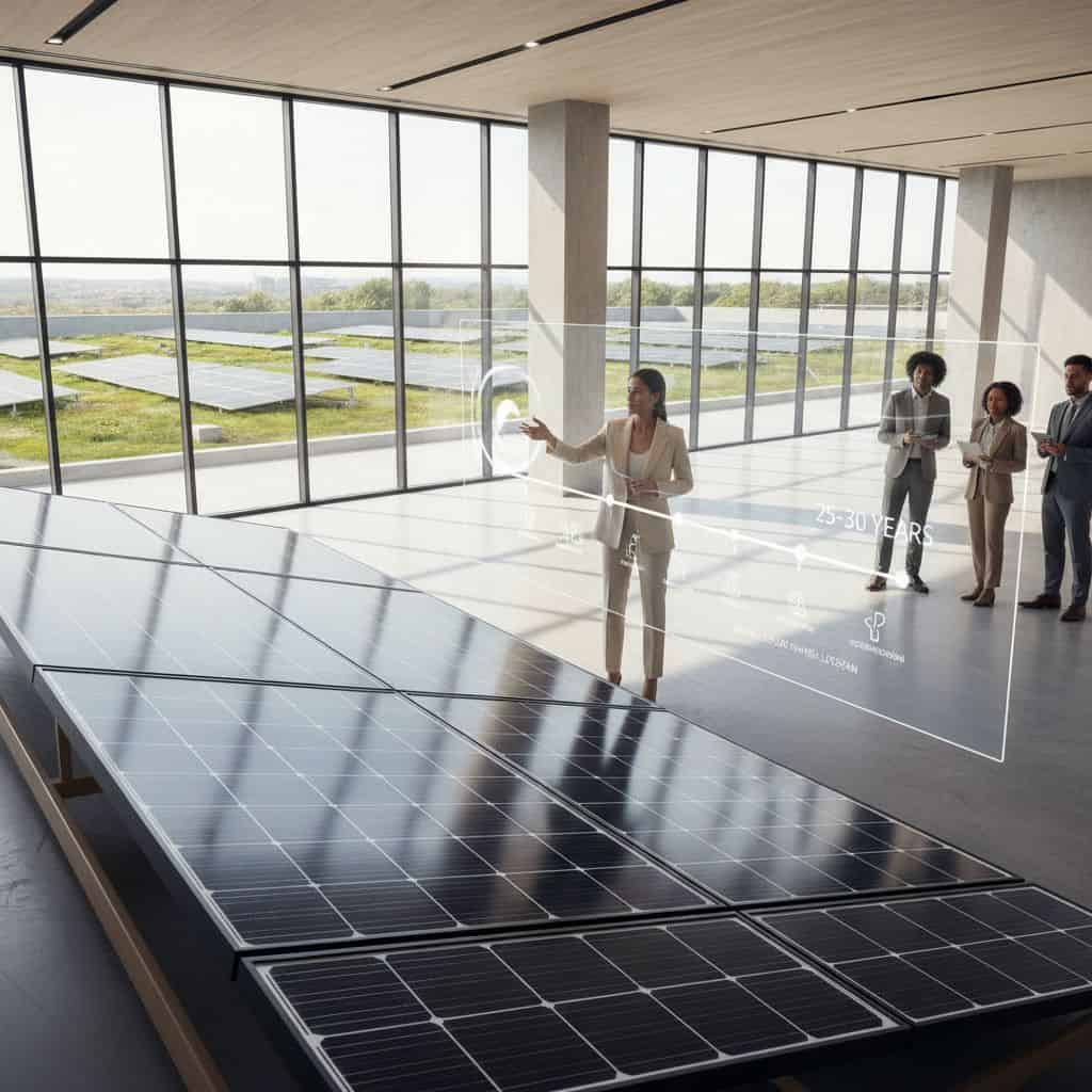 What is the lifespan of most solar panels 1