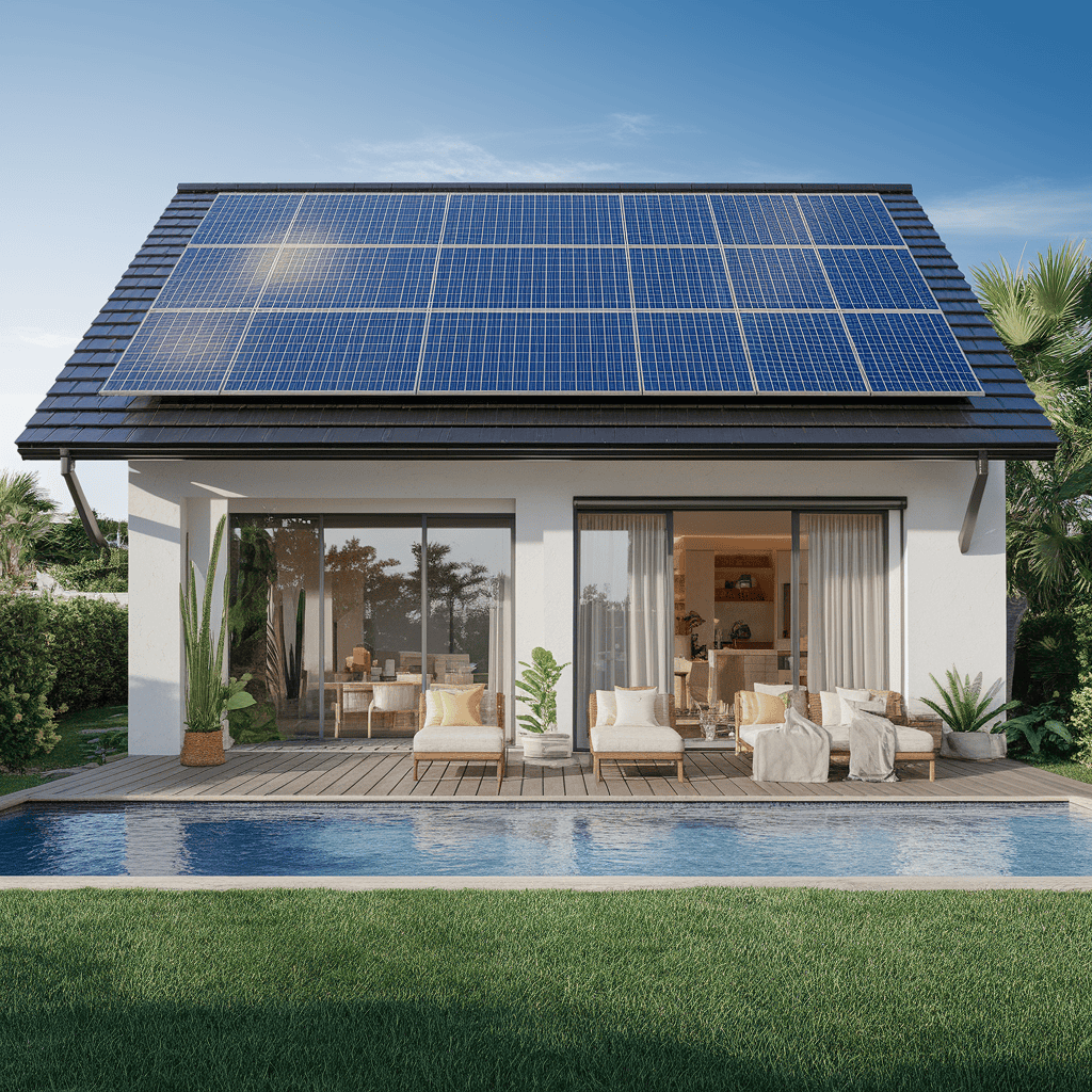 Do solar panels run off batteries