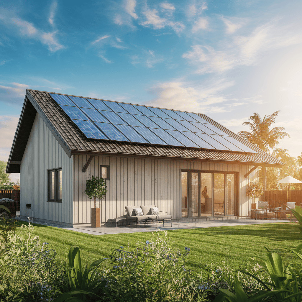 How much solar is needed to run AC