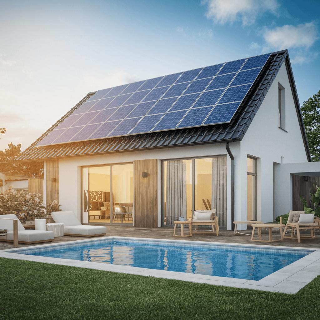 Can solar panels generate air conditioning