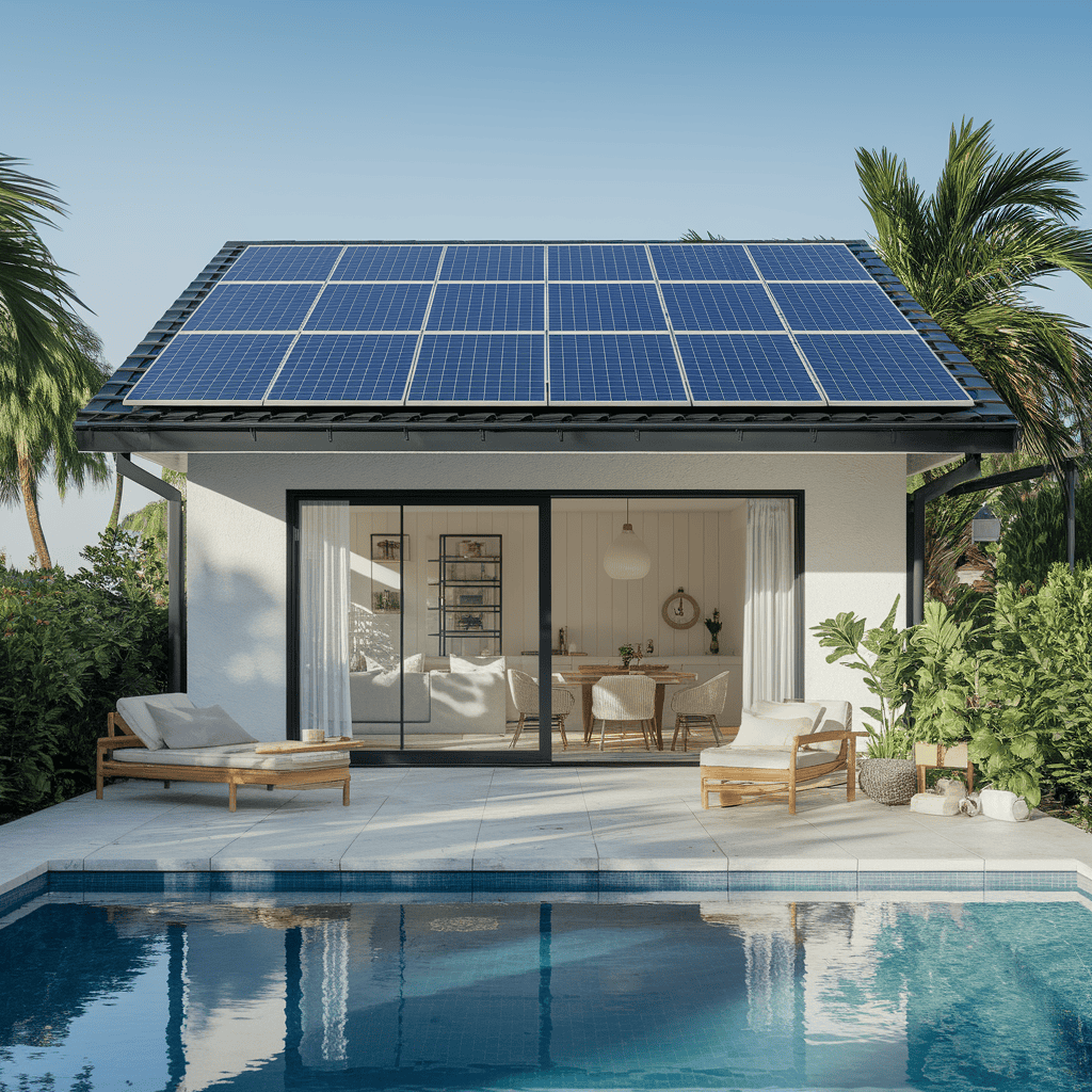 What is a hybrid solar air conditioner