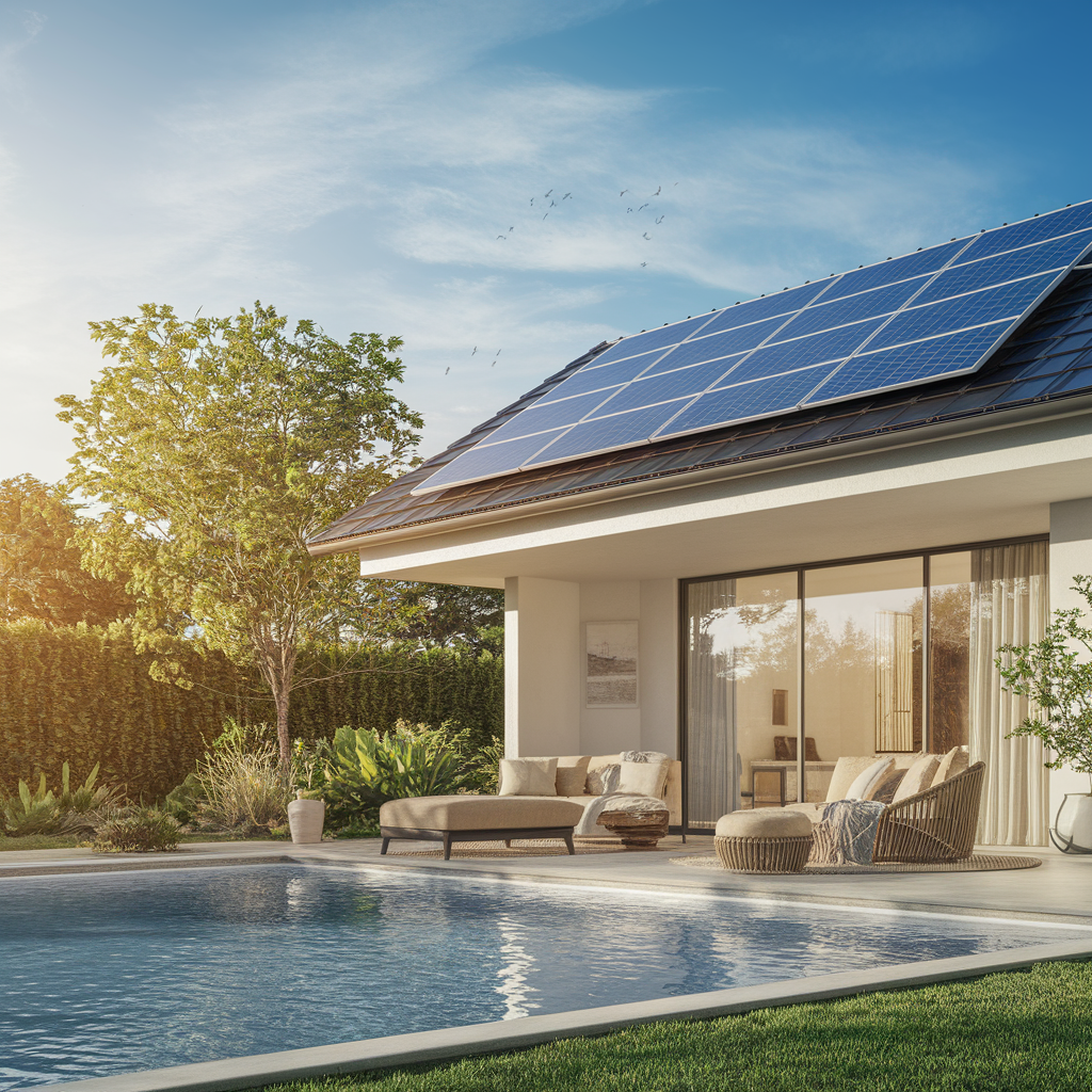 How big is a solar water heater for 4 people