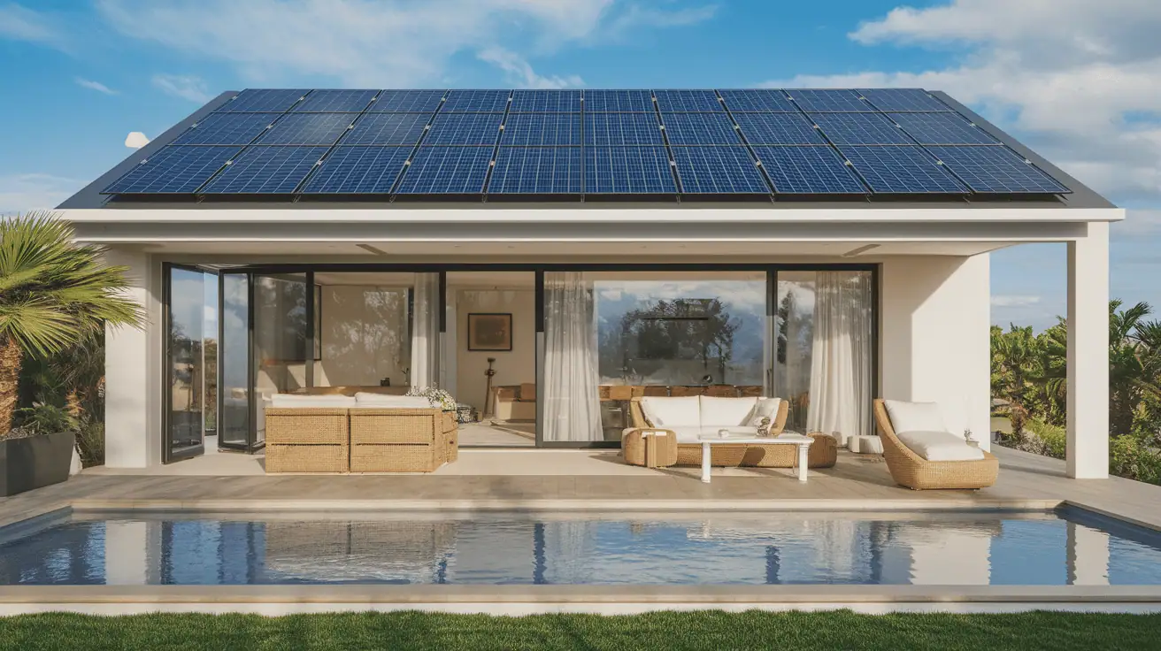What temperature does a solar water heater get to