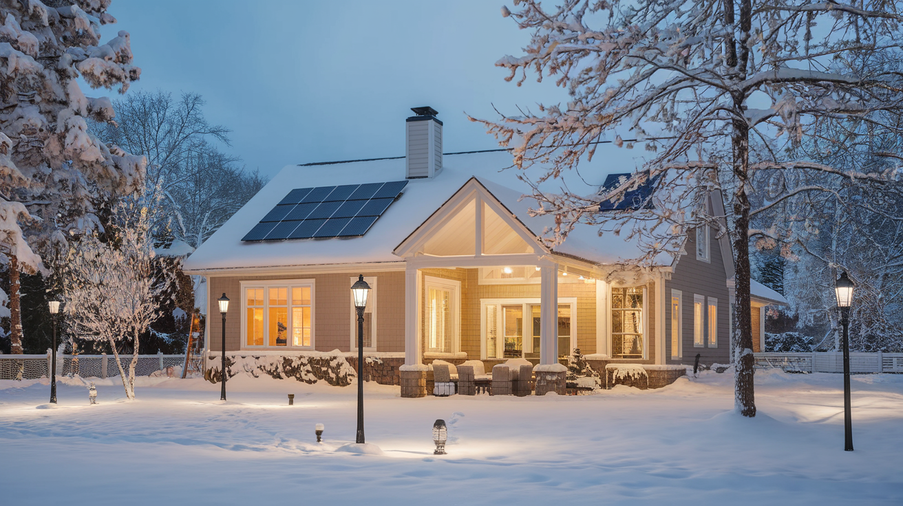 Do solar yard lights work in the winter